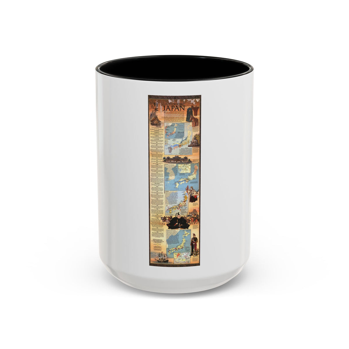 Japan - Historical (1984) (Map) Accent Coffee Mug