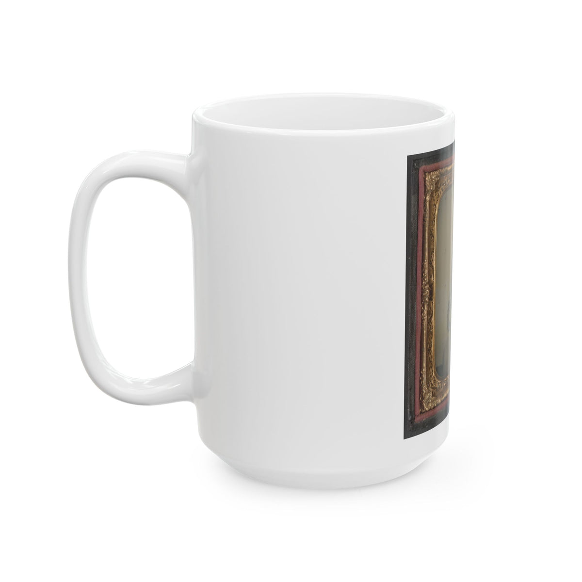 Unidentified Private In Confederate Uniform (U.S. Civil War) White Coffee Mug