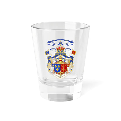 Grand Royal Coat of Arms of France & Navarre - Shot Glass 1.5oz