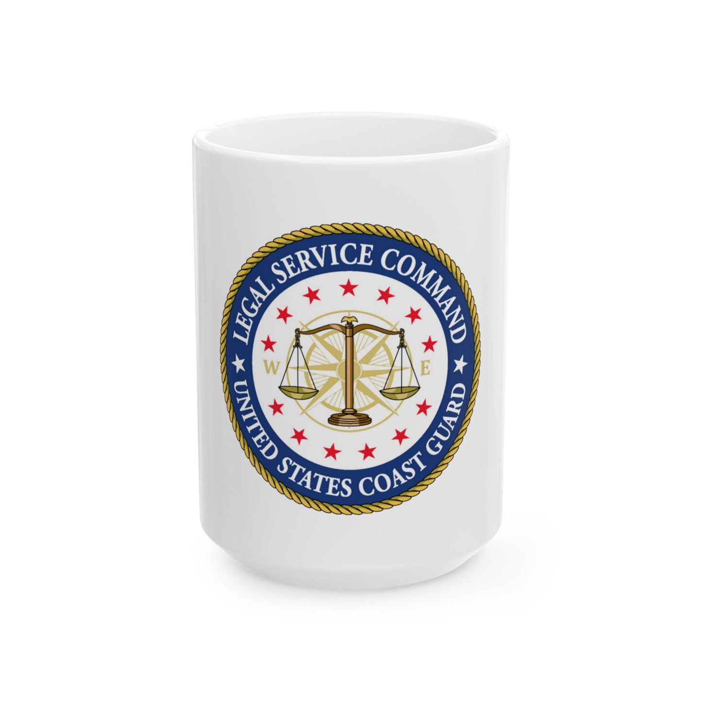 USCG Legal Service Command (U.S. Coast Guard) White Coffee Mug