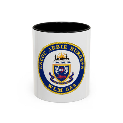 USCGC Abbie Burgess WLM 553 (U.S. Coast Guard) Accent Coffee Mug