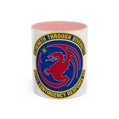 921 Contingency Response Sq AMC (U.S. Air Force) Accent Coffee Mug