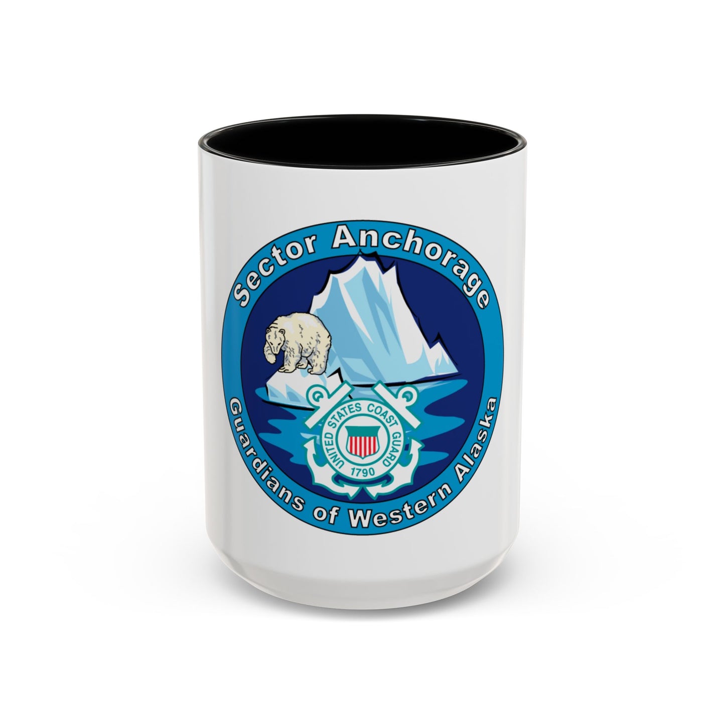 USCG Sector Anchorage (U.S. Coast Guard) Accent Coffee Mug