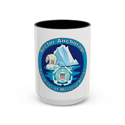 USCG Sector Anchorage (U.S. Coast Guard) Accent Coffee Mug