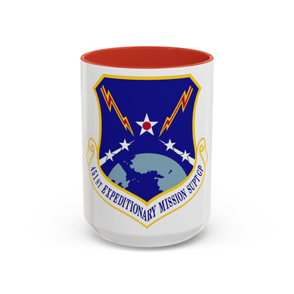 451st Expeditionary Mission Support Group (U.S. Air Force) Accent Coffee Mug