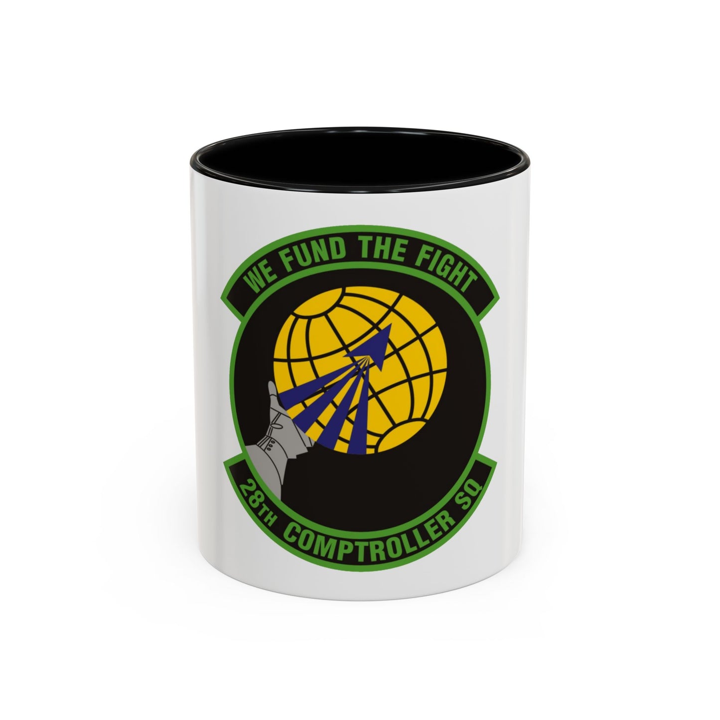 28th Comptroller Squadron (U.S. Air Force) Accent Coffee Mug