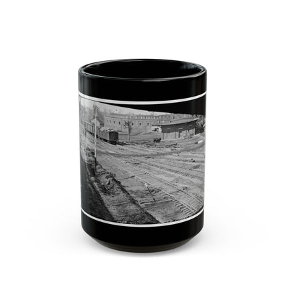 Atlanta, Georgia. Ruins Of Depot, Blown Up On Sherman's Departure (U.S. Civil War) Black Coffee Mug