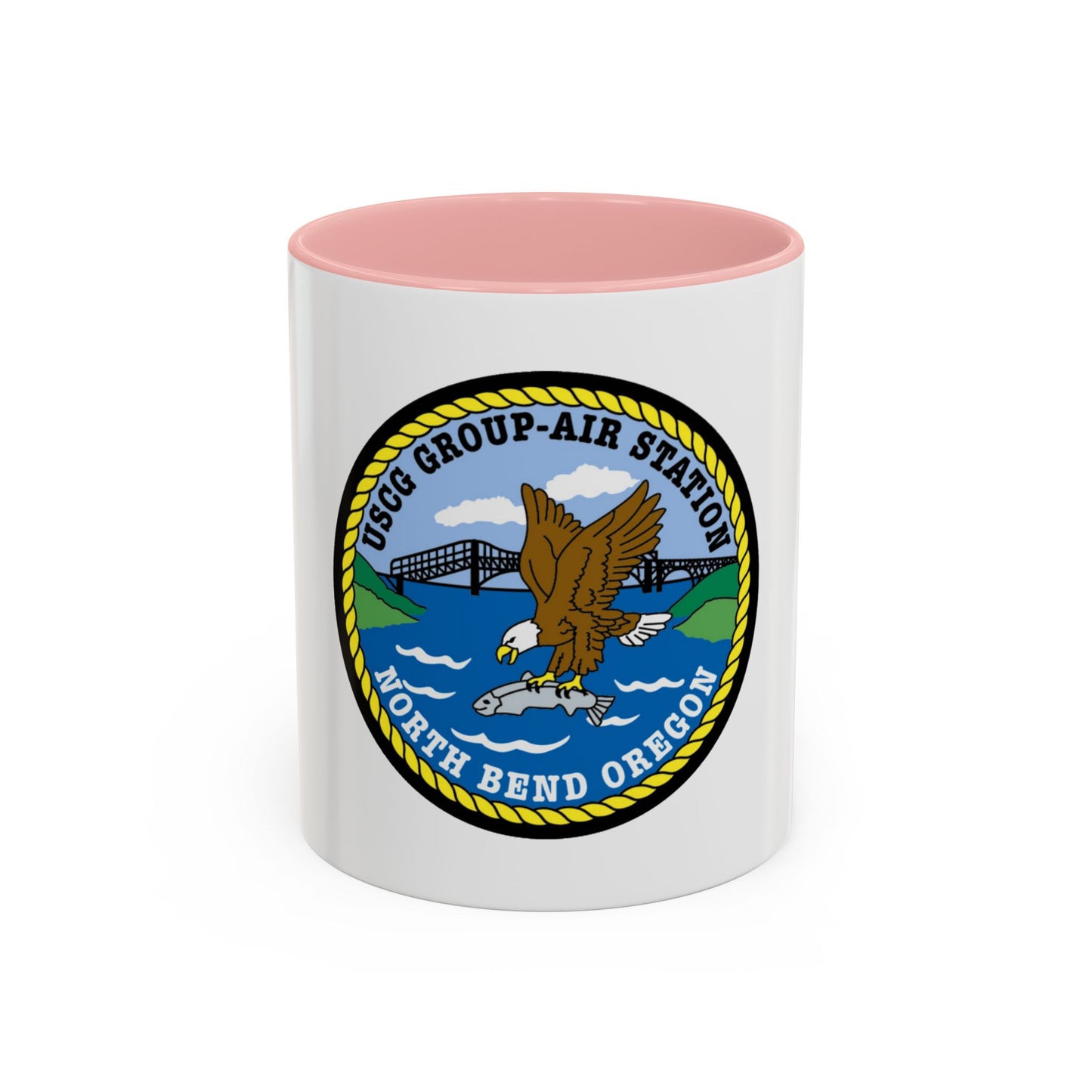 USCG Group Air Station North Bend (U.S. Coast Guard) Accent Coffee Mug