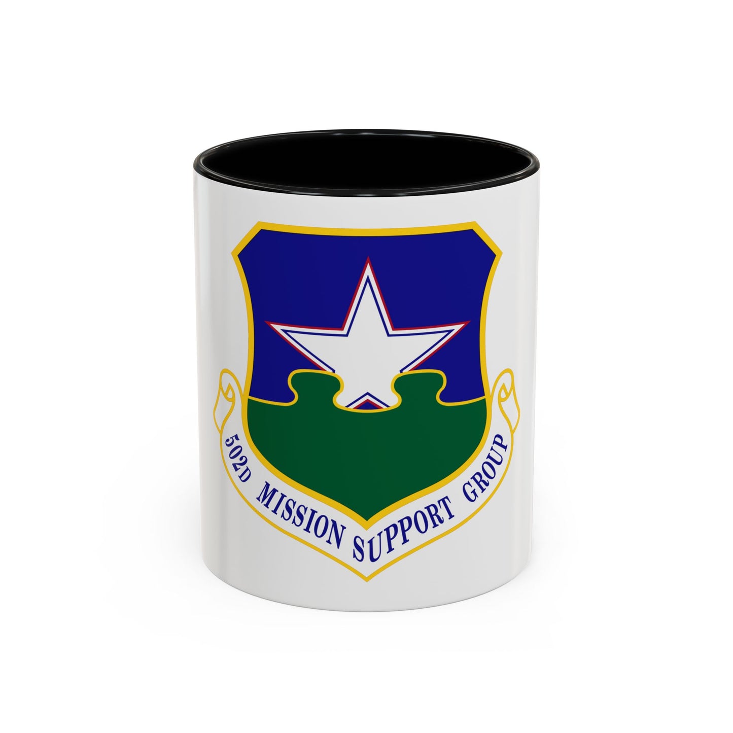 502d Mission Support Group (U.S. Air Force) Accent Coffee Mug