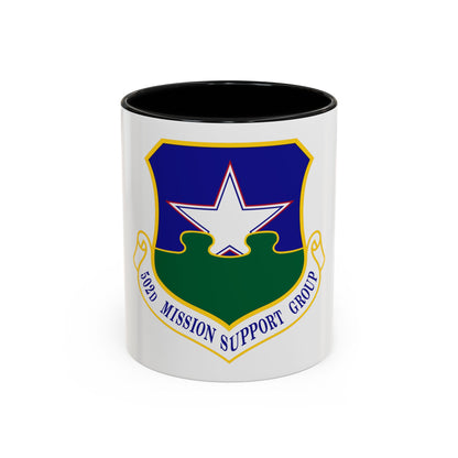 502d Mission Support Group (U.S. Air Force) Accent Coffee Mug