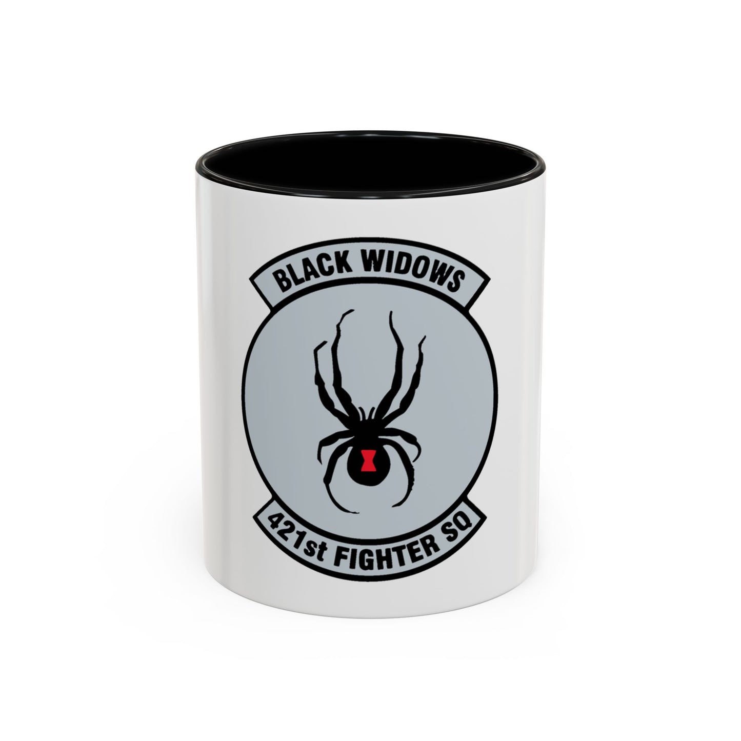 421st Fighter Squadron Black Widows (U.S. Air Force) Accent Coffee Mug