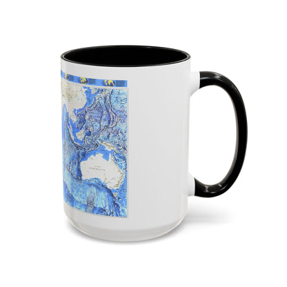 Indian Ocean (1992) (Map) Accent Coffee Mug