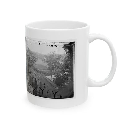 Antietam, Maryland. Burnside Bridge. Photographed From A Tree (U.S. Civil War) White Coffee Mug