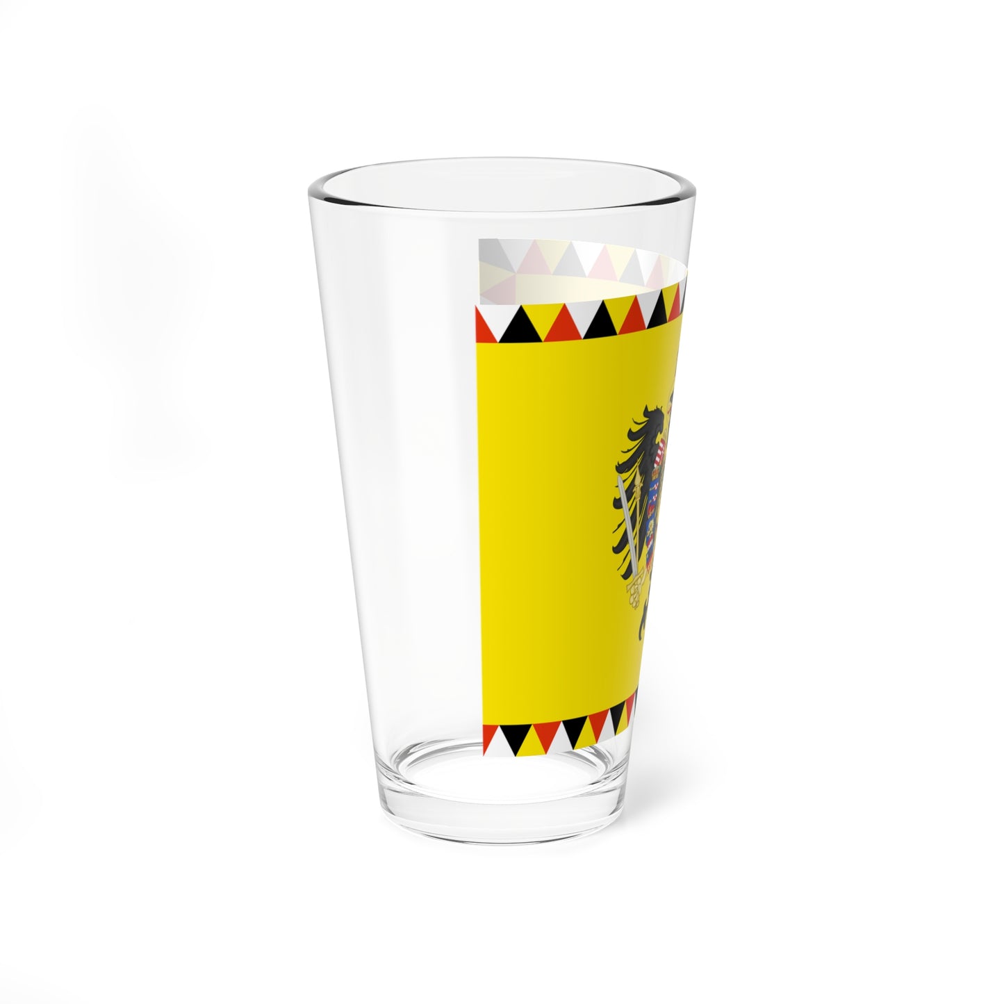 War flag of the Habsburg Empire variant (Austria) Pint Glass 16oz