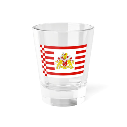 Flag of Bremen with flag arms Germany - Shot Glass 1.5oz