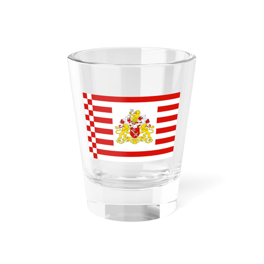 Flag of Bremen with flag arms Germany - Shot Glass 1.5oz