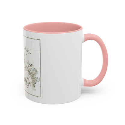 Alaska - Muir Glacier (1890) (Map) Accent Coffee Mug