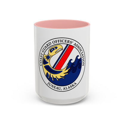 USCG Officers (U.S. Coast Guard) Accent Coffee Mug