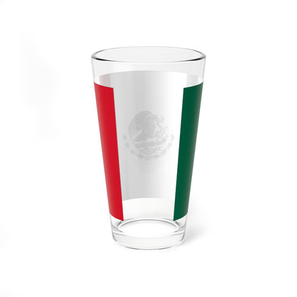 Bandera de México Civil 2 (Mexico) Pint Glass 16oz