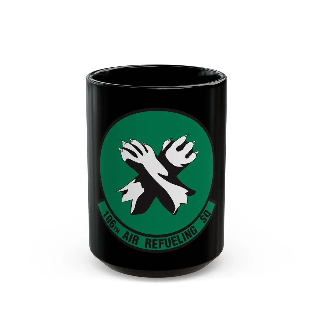 106th Air Refueling Squadron (U.S. Air Force) Black Coffee Mug-15oz-Go Mug Yourself