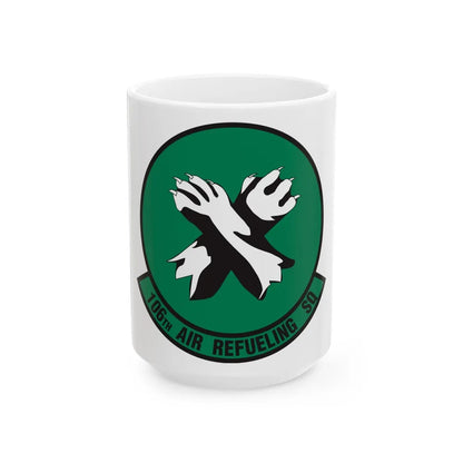 106th Air Refueling Squadron (U.S. Air Force) White Coffee Mug-15oz-Go Mug Yourself