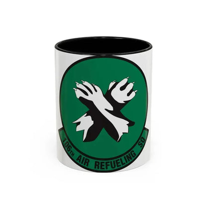 106th Air Refueling Squadron (U.S. Air Force) Accent Coffee Mug 11oz Black - Go Mug Yourself