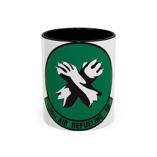 106th Air Refueling Squadron (U.S. Air Force) Accent Coffee Mug 11oz Black - Go Mug Yourself