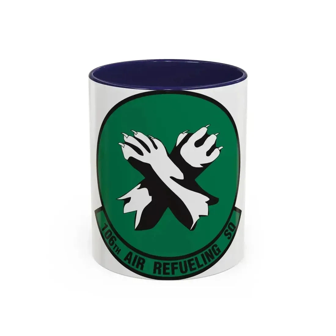 106th Air Refueling Squadron (U.S. Air Force) Accent Coffee Mug 11oz Navy - Go Mug Yourself