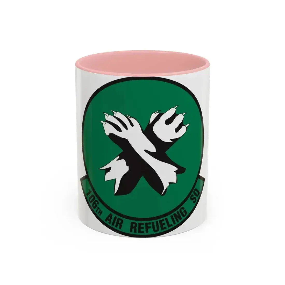 106th Air Refueling Squadron (U.S. Air Force) Accent Coffee Mug 11oz Pink - Go Mug Yourself