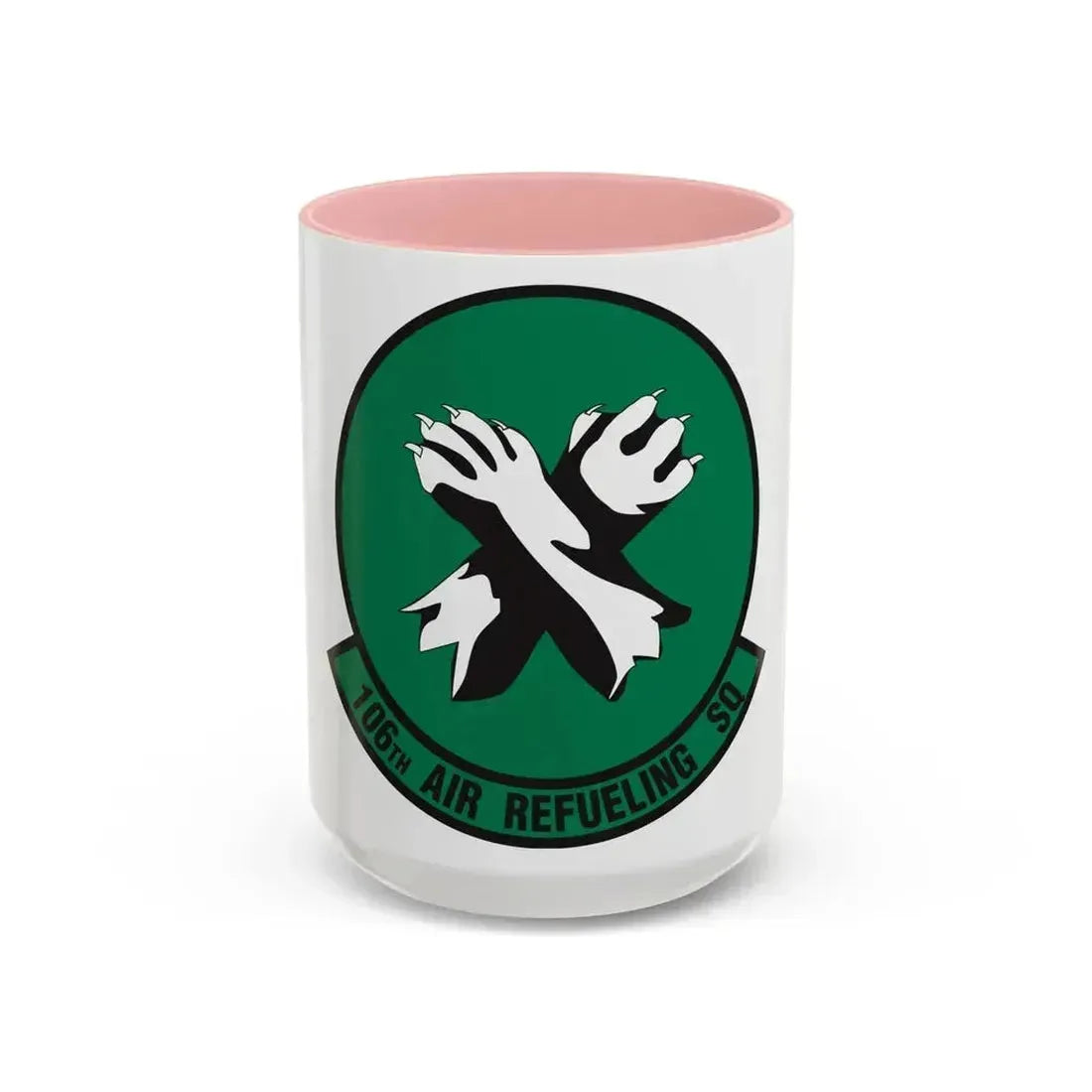 106th Air Refueling Squadron (U.S. Air Force) Accent Coffee Mug 15oz Pink - Go Mug Yourself