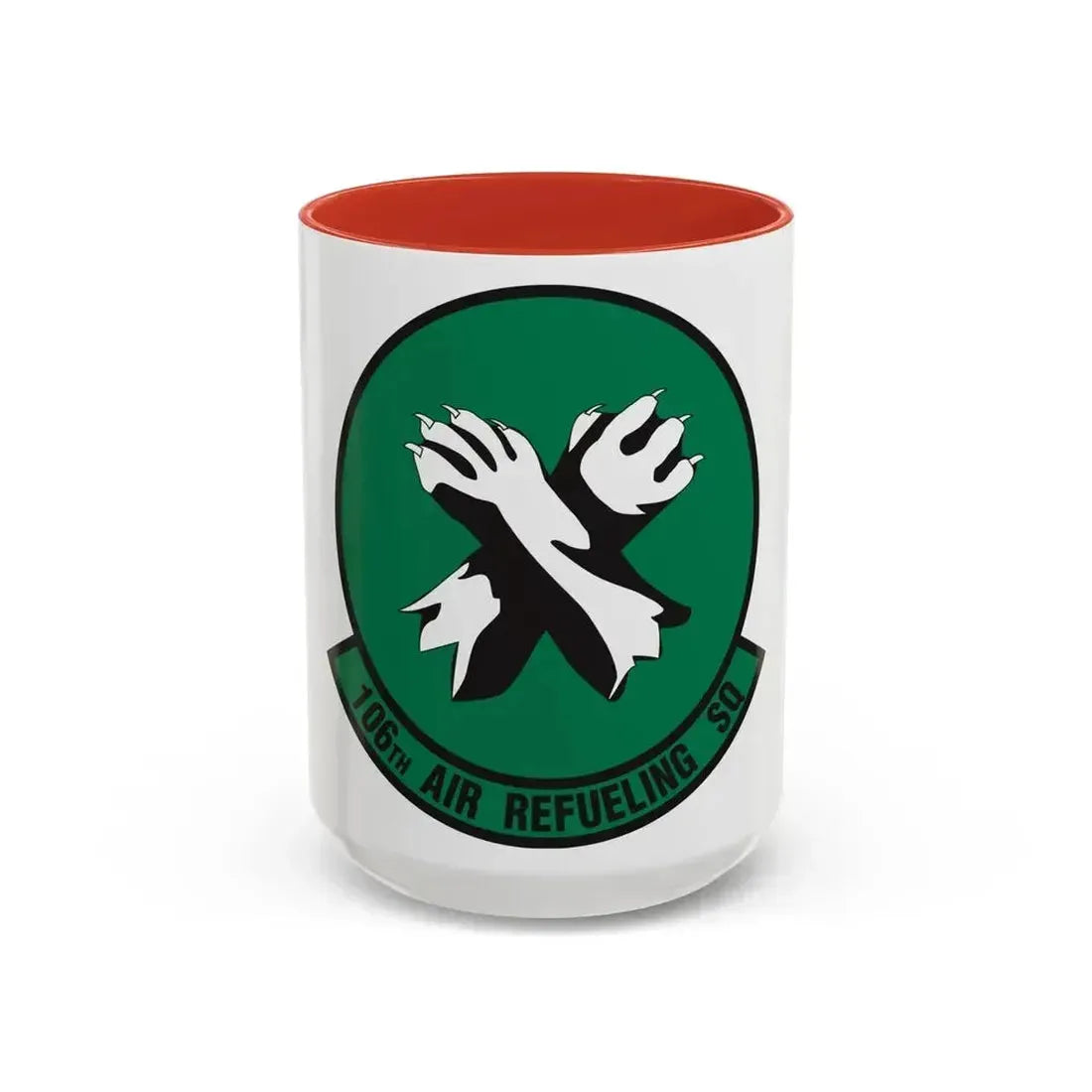 106th Air Refueling Squadron (U.S. Air Force) Accent Coffee Mug 15oz Red - Go Mug Yourself