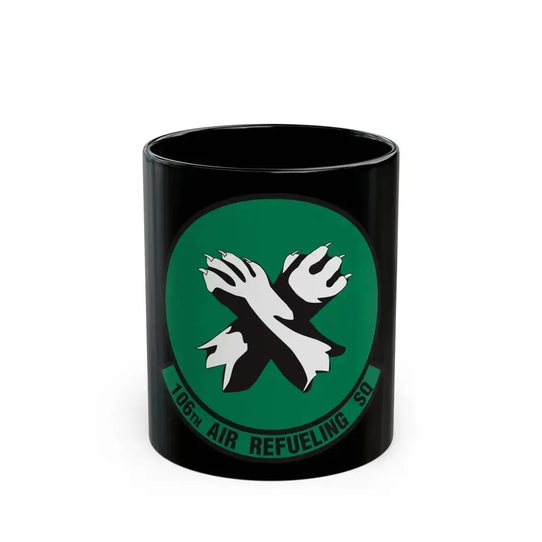 106th Air Refueling Squadron (U.S. Air Force) Black Coffee Mug 11oz - Go Mug Yourself
