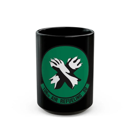 106th Air Refueling Squadron (U.S. Air Force) Black Coffee Mug 15oz - Go Mug Yourself