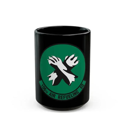 106th Air Refueling Squadron (U.S. Air Force) Black Coffee Mug 15oz - Go Mug Yourself