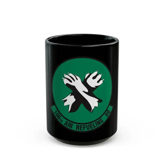 106th Air Refueling Squadron (U.S. Air Force) Black Coffee Mug 15oz - Go Mug Yourself