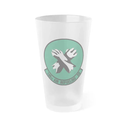 106th Air Refueling Squadron (U.S. Air Force) Frosted Pint Glass 16oz Default Title - Go Mug Yourself