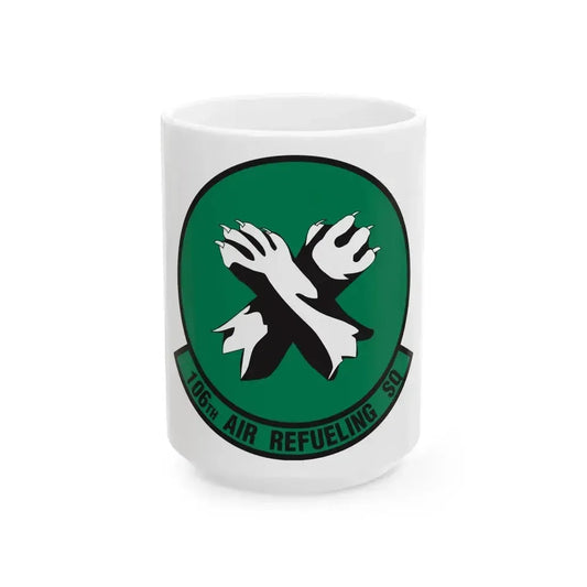106th Air Refueling Squadron (U.S. Air Force) White Coffee Mug 15oz - Go Mug Yourself