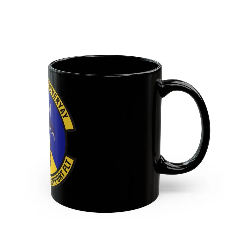 106th Operations Support Flight (U.S. Air Force) Black Coffee Mug-Go Mug Yourself