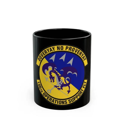 106th Operations Support Flight (U.S. Air Force) Black Coffee Mug 11oz - Go Mug Yourself