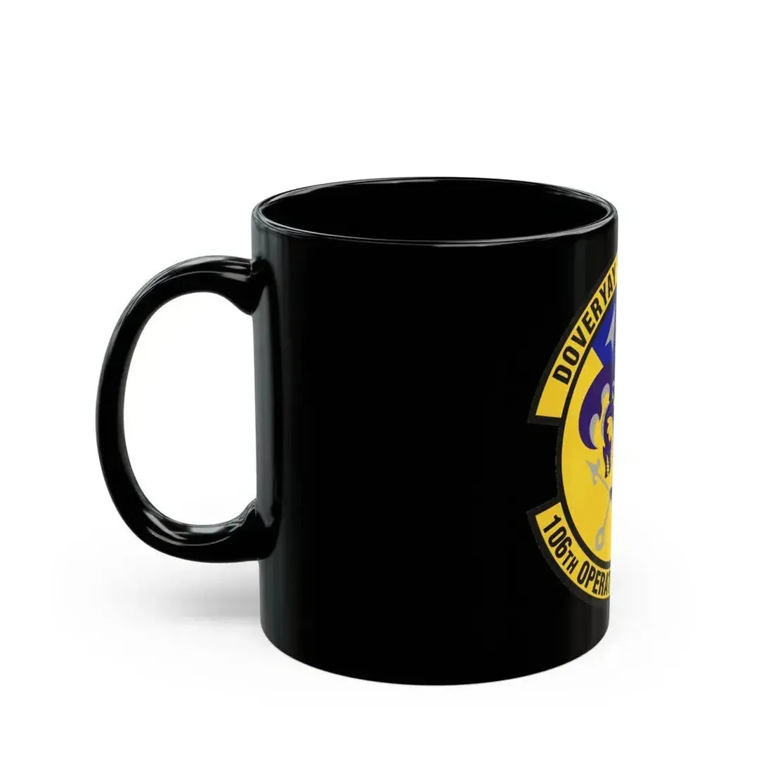 106th Operations Support Flight (U.S. Air Force) Black Coffee Mug - Go Mug Yourself