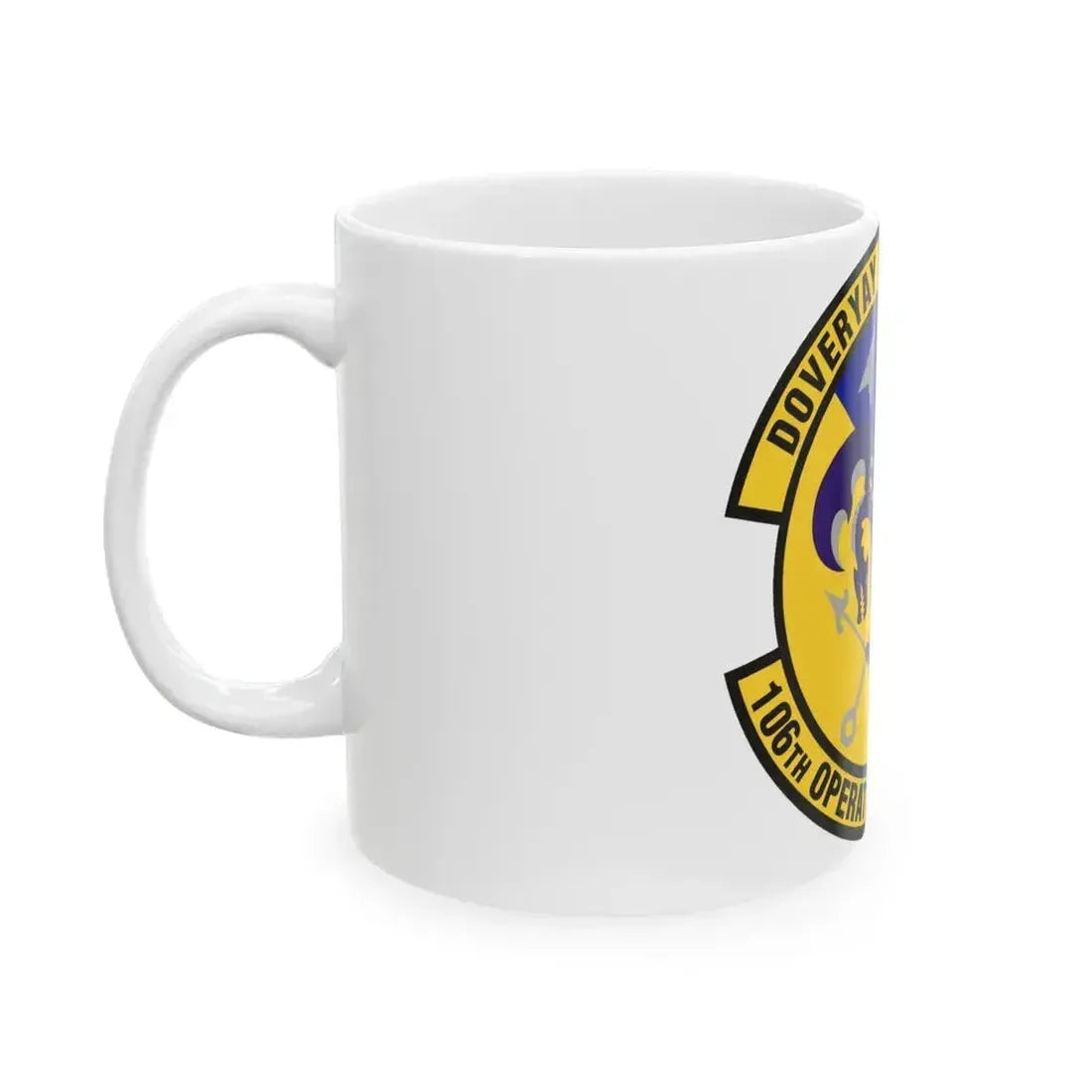 106th Operations Support Flight (U.S. Air Force) White Coffee Mug - Go Mug Yourself