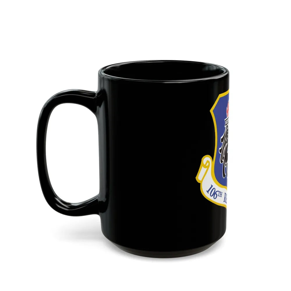 106th Rescue Wing logo 2 (U.S. Air Force) Black Coffee Mug-Go Mug Yourself