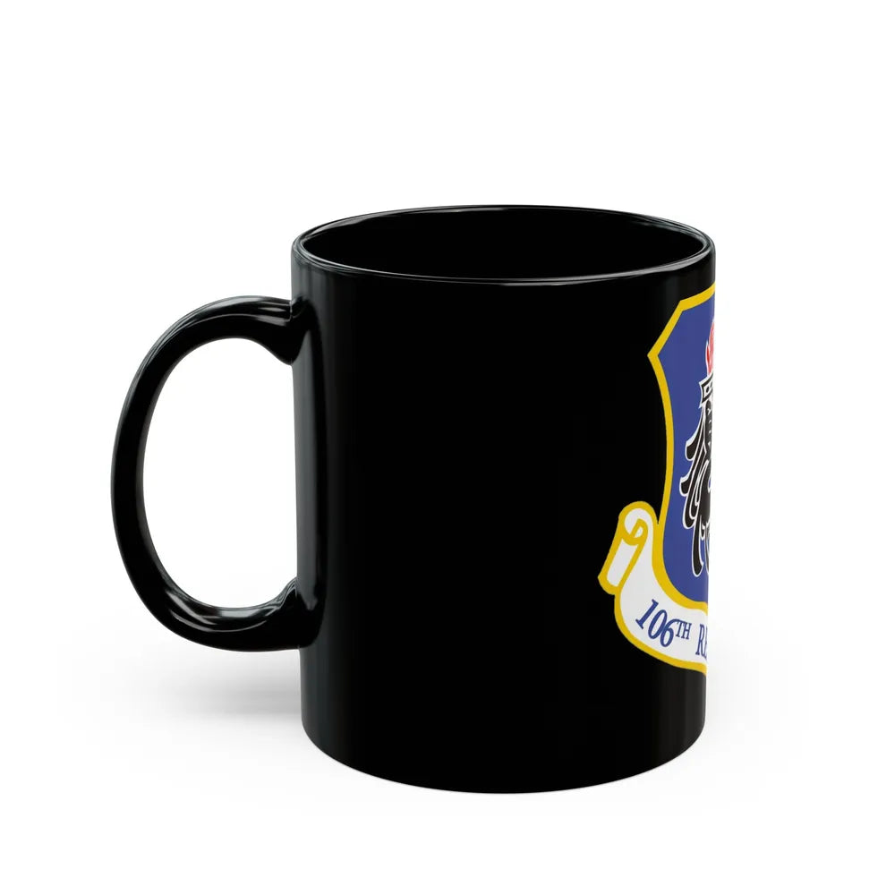 106th Rescue Wing logo 2 (U.S. Air Force) Black Coffee Mug-Go Mug Yourself