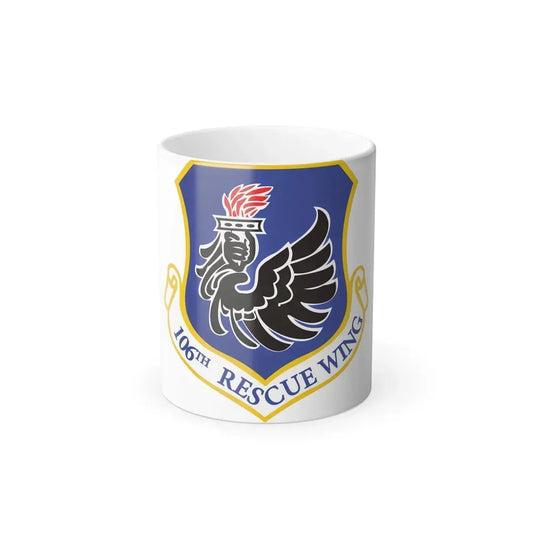 106th Rescue Wing logo 2 (U.S. Air Force) Color Changing Coffee Mug 11oz - Go Mug Yourself
