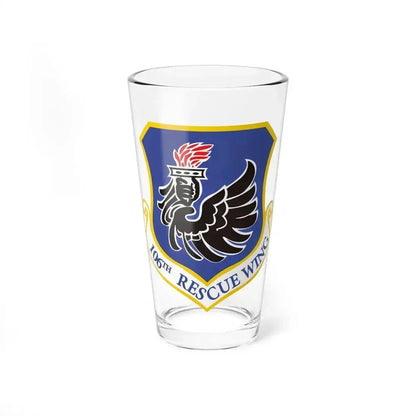 106th Rescue Wing logo 2 (U.S. Air Force) Pint Glass 16oz - Go Mug Yourself