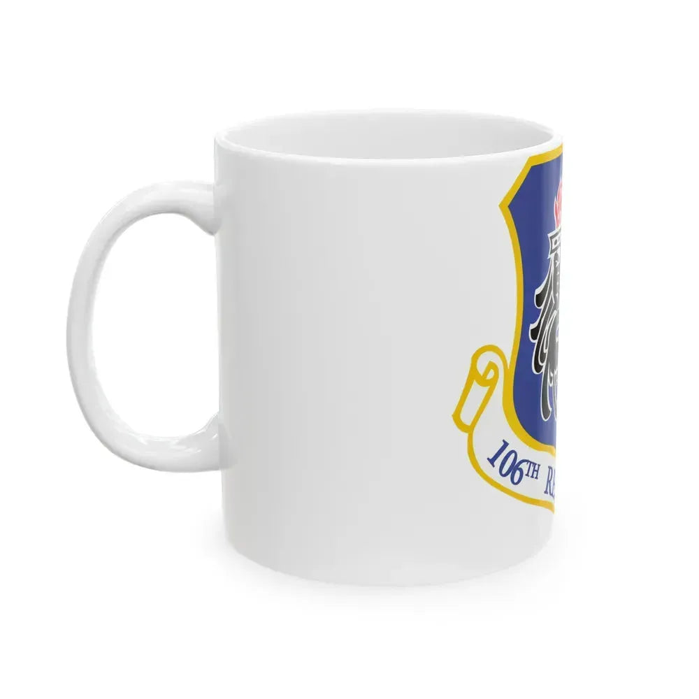 106th Rescue Wing logo 2 (U.S. Air Force) White Coffee Mug - Go Mug Yourself