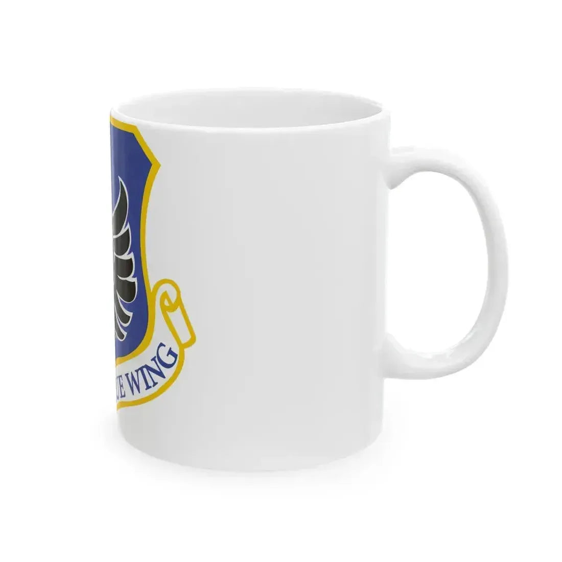 106th Rescue Wing logo 2 (U.S. Air Force) White Coffee Mug - Go Mug Yourself