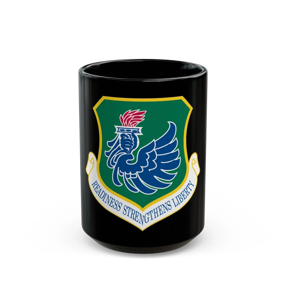 106th Rescue Wing (U.S. Air Force) Black Coffee Mug-15oz-Go Mug Yourself