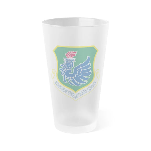 106th Rescue Wing (U.S. Air Force) Frosted Pint Glass 16oz-16oz-Frosted-Go Mug Yourself