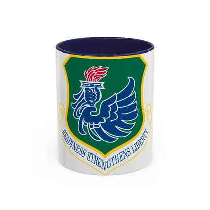 106th Rescue Wing (U.S. Air Force) Accent Coffee Mug 11oz Navy - Go Mug Yourself